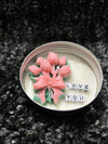 Love You - Message Candle