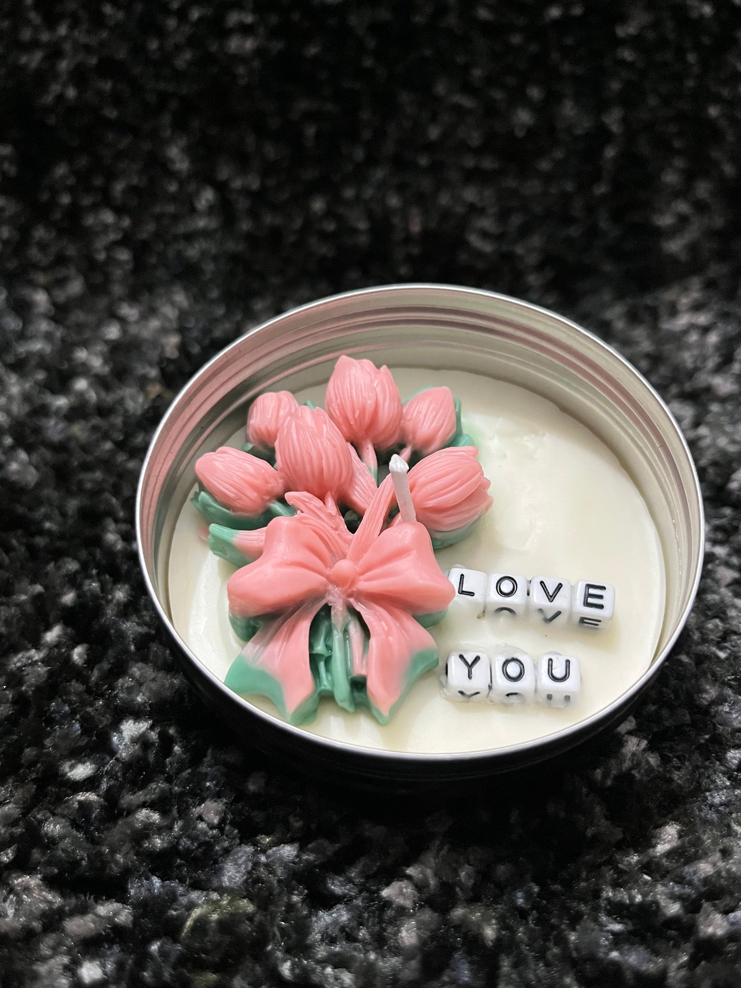 Love You - Message Candle
