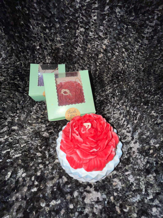 Big Rose Bloom Candle