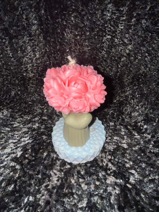 Floral Bouquet Candle with Premium Mogra Fragrance Oils