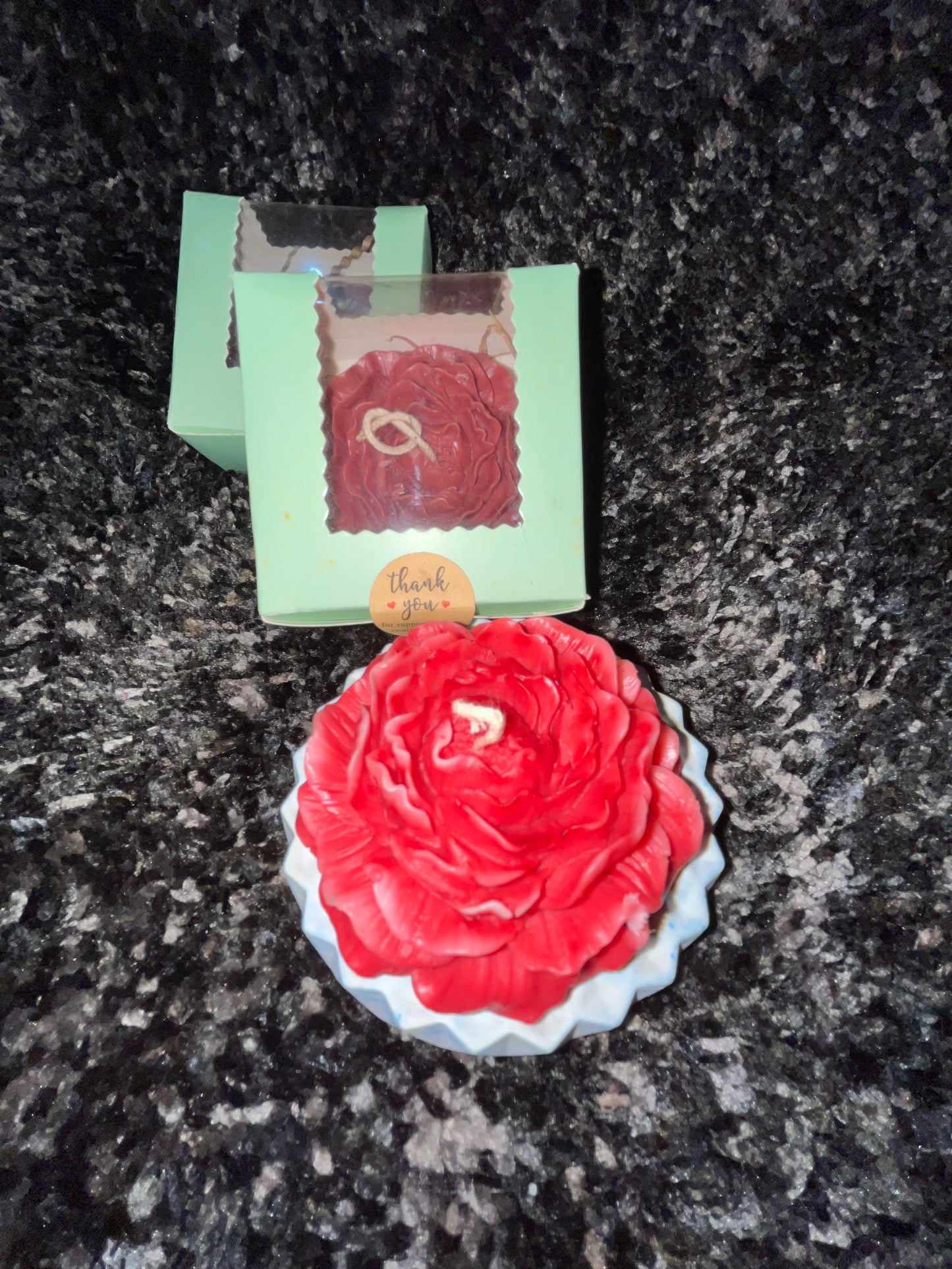 Big Rose Bloom Candle