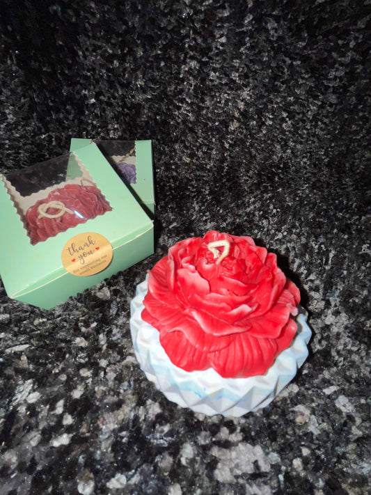 Big Rose Bloom Candle