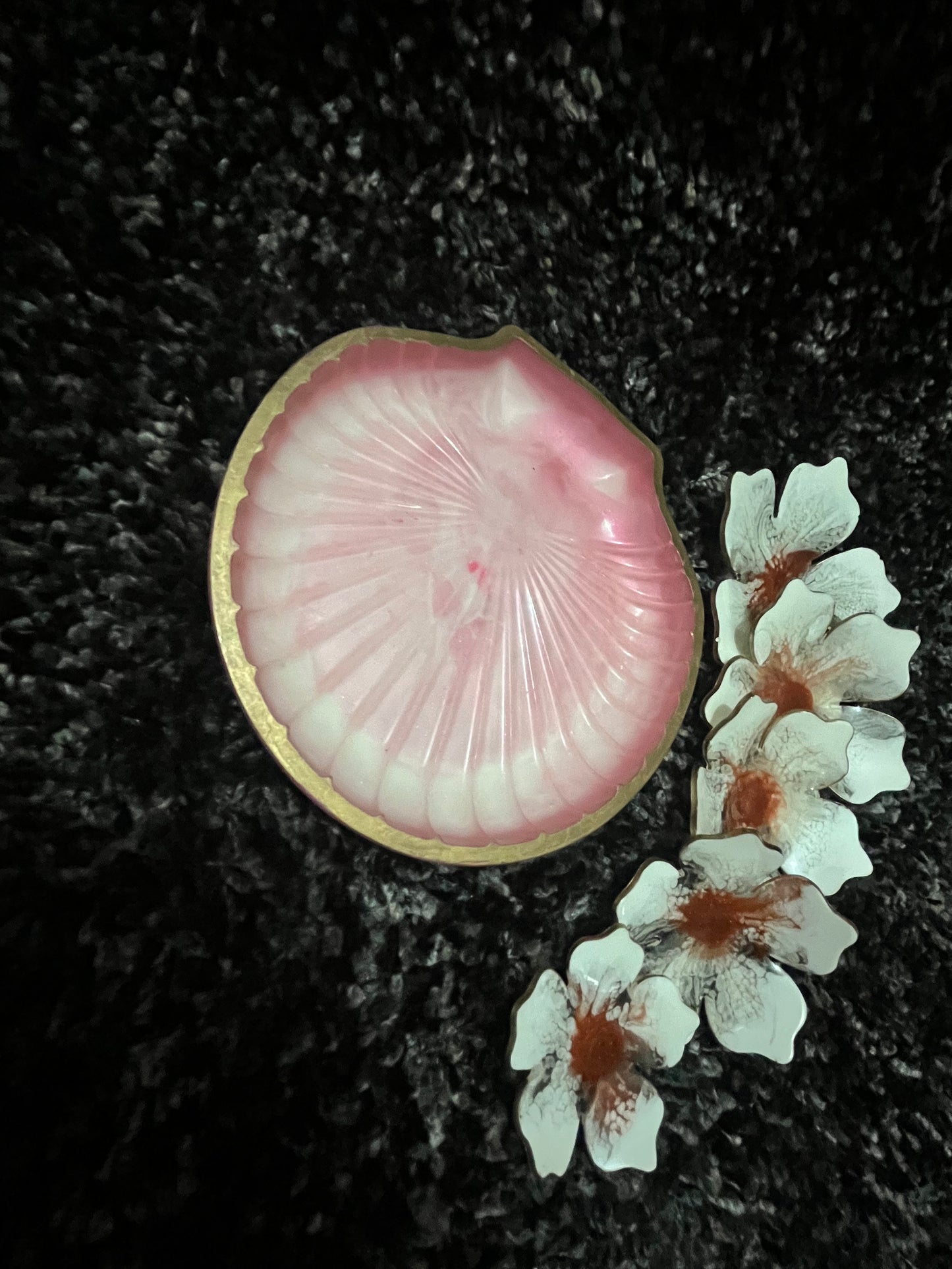 Handmade Resin Seashell Tray